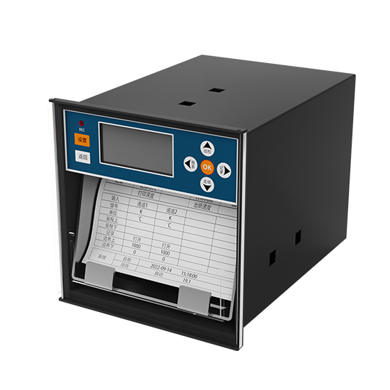 J9直营集团R1200 1-12路 液晶智能 打印有纸记录仪 电流/电压/温度/压力