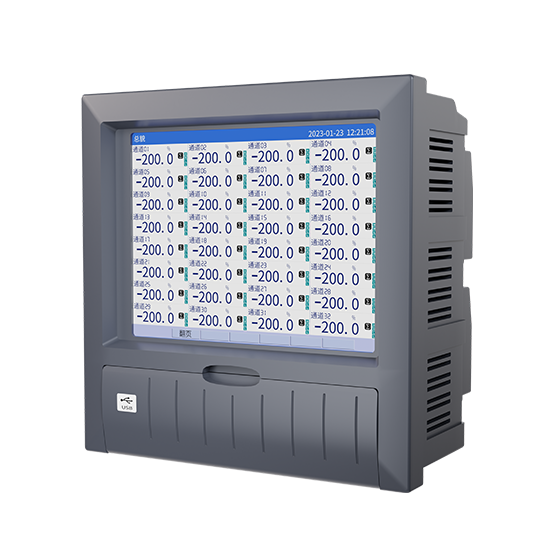 J9直营集团MIK-R8000D 1-40路 10.4英寸 彩屏 无纸记录仪 USB