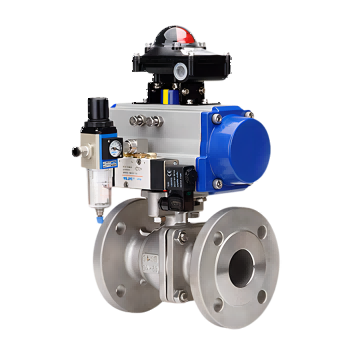 J9直营集团-气动法兰球阀 流体控制