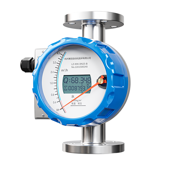 MIK-LZ-B金属管浮子流量计金属转子流量计远传纯水液体水防腐4-20mA_